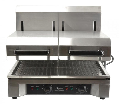 Omcan 39582 Double Stainless Steel Adjustable Salamander