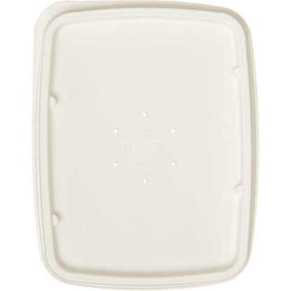 Dinex DXHH30 Natural Rectangular Soup Bowl Lid (1000/cs)