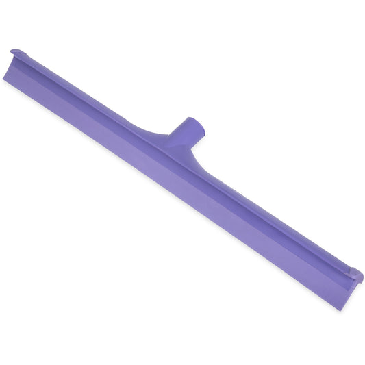 Carlisle 3656868 20" Purple Sparta Single Blade Squeegee
