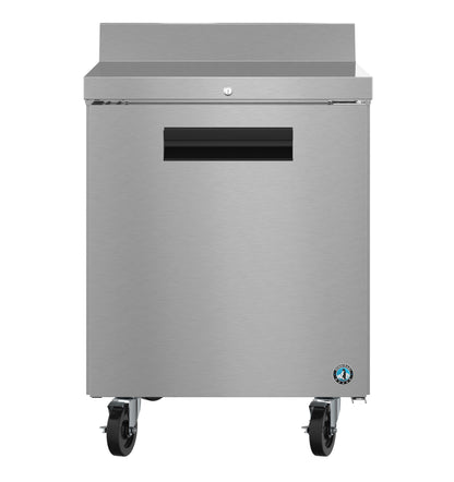 Hoshizaki WF27B-01 One Section Stainless Door with Lock Worktop Freezer