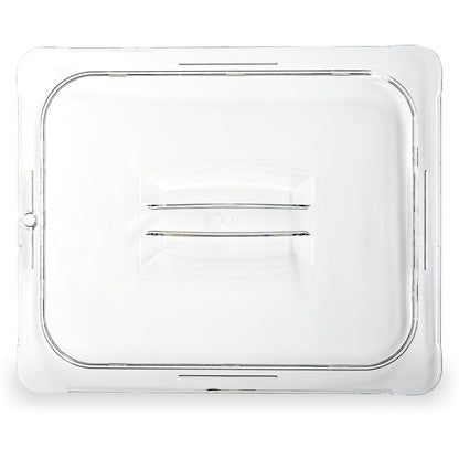 Carlisle 10210U07 Full-Size Clear Polycarbonate StorPlus Handled Universal Lid