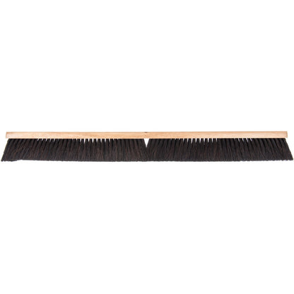 Carlisle 4504303 36" Flo-Pac Hardwood Push Broom Head with Black Blended Horsehair Bristle