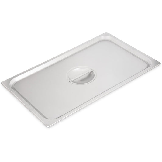 Carlisle 607000C Full-Size Stainless Steel DuraPan Steam Table Hotel Pan Handled Cover