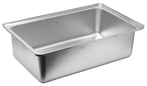 Omcan 80923 Full-Size Stainless Steel Upright Spillage Water Pan Standing Edge