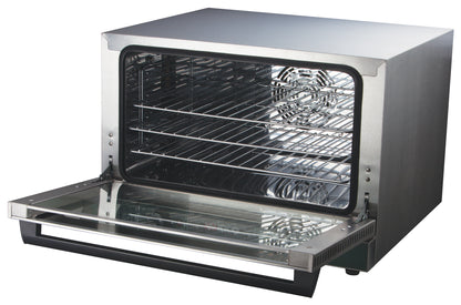 Winco ECO-500 1.5 Cubic Feet Half-Size Countertop Convection Oven