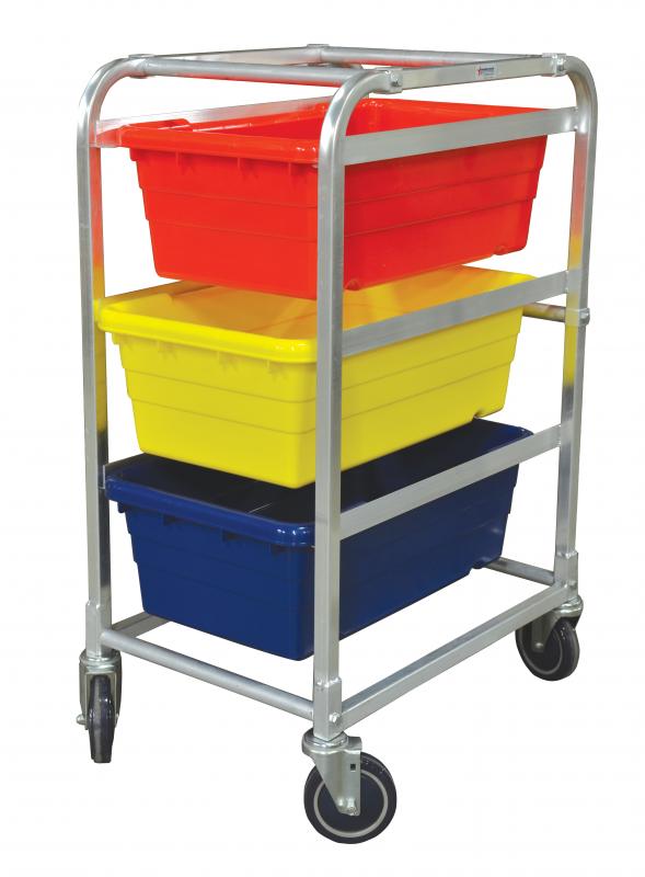 Omcan 13493 3-Tier Aluminum Lug Rack