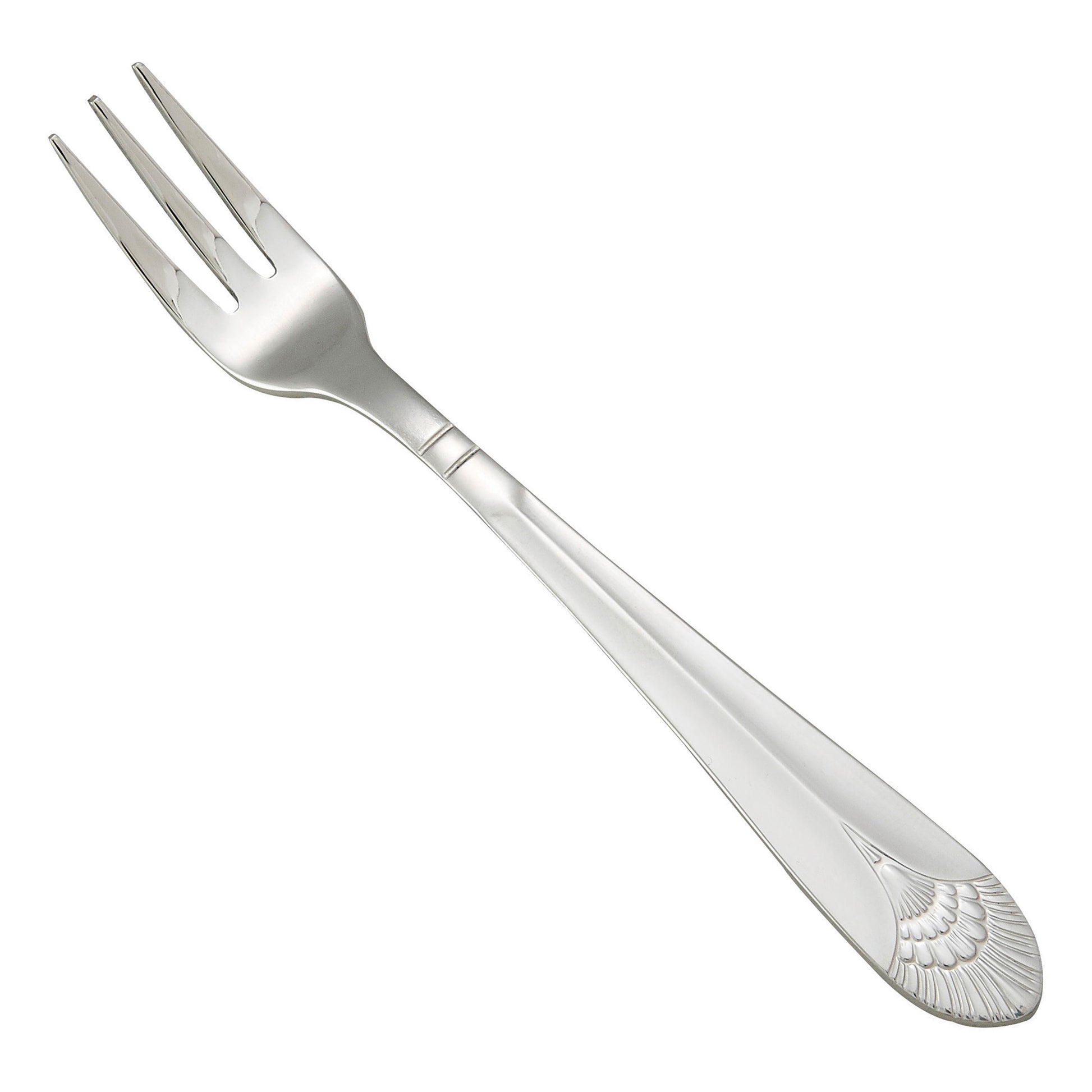 Winco 0031-07 Peacock Oyster Fork, 18/8 Extra Heavyweight