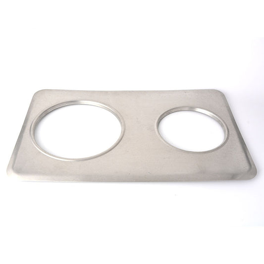 Omcan 44852 Adapter Plates - Fit (1) 4 Qt and (1) 7 Qt Steam Table Insets