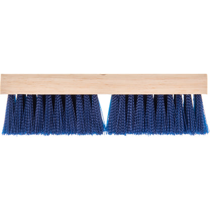 Carlisle 36193P14 10" Blue Polypropylene Flo-Pac Deck Scrub