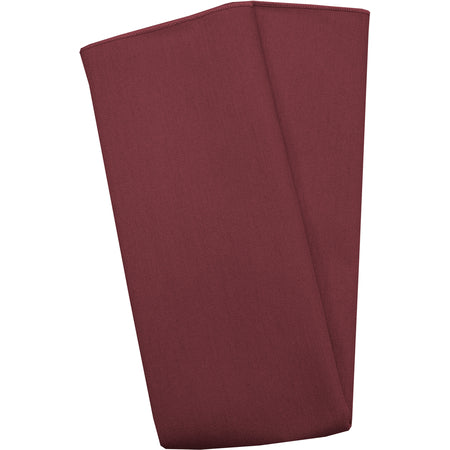 Snap Drape 54412020NM046 20" x 20" Burgundy Spun Poly Market Place Linens Napkin