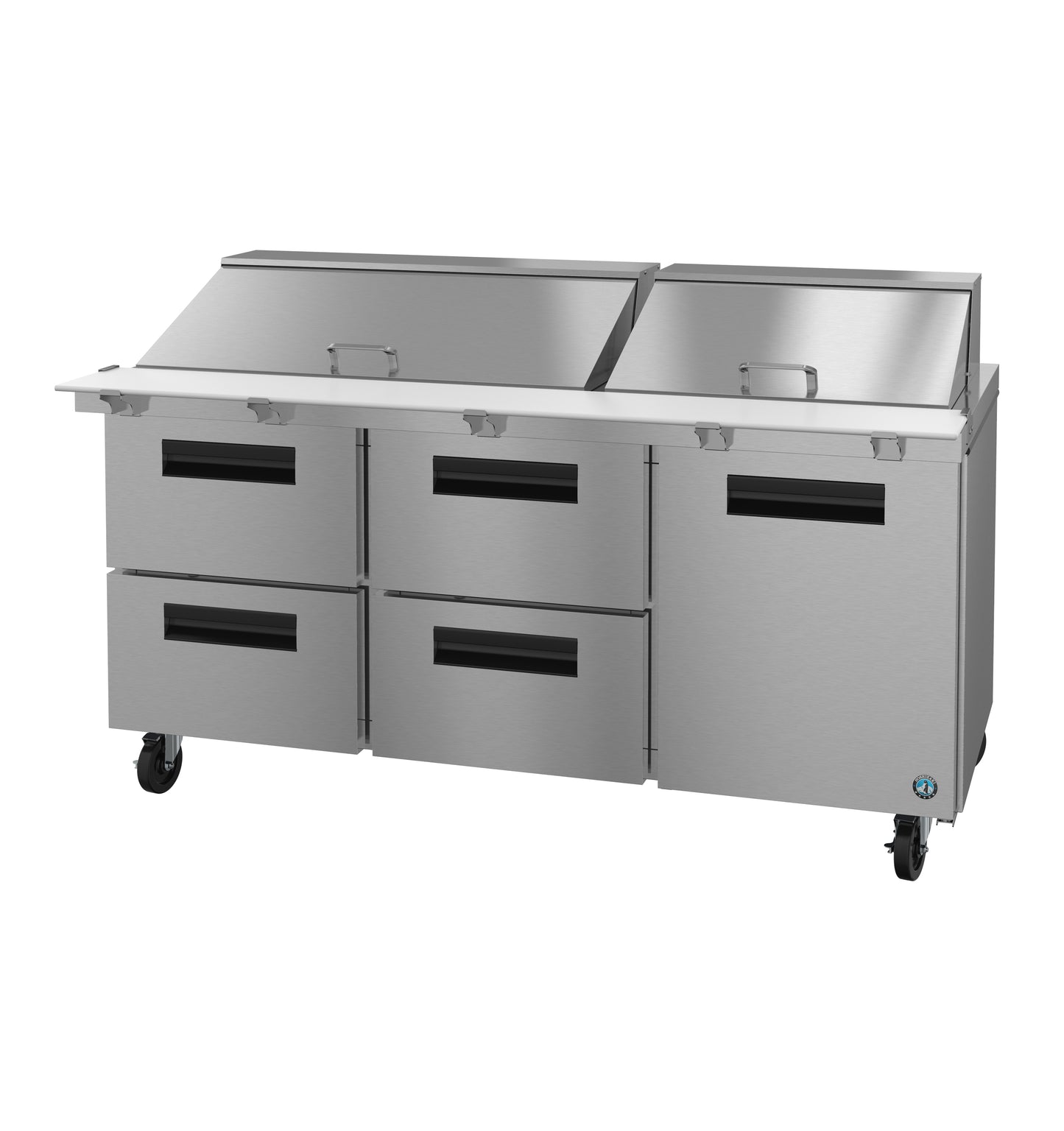Hoshizaki SR72B-30MD4 Three Section Drawer/Door Combo Mega Top Prep Table Refrigerator
