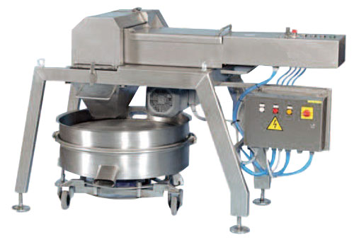 Omcan 47930 Hydraulic Cheese Grater with 5.5 HP and Vibrating Screen