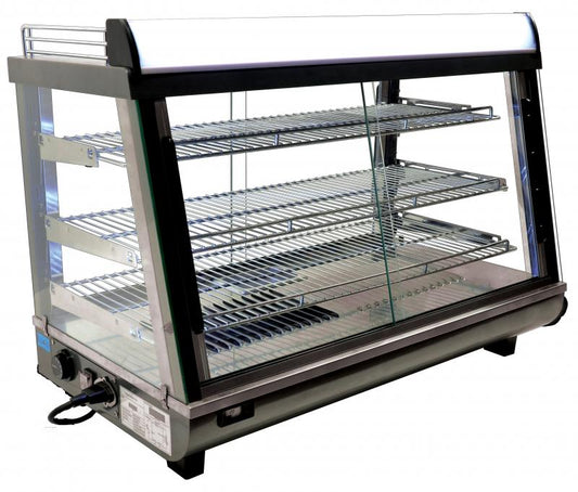 Omcan 39999 35-inch Display Warmer with 136 L Capacity and Front and Back Doors