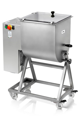 Omcan 13159 110lb/50kg Electric Heavy-Duty Meat Mixer with Single Mixing Arm