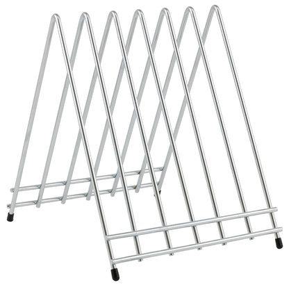 Winco CB-6L Chrome-Plated 6 Slots Cutting Board Rack