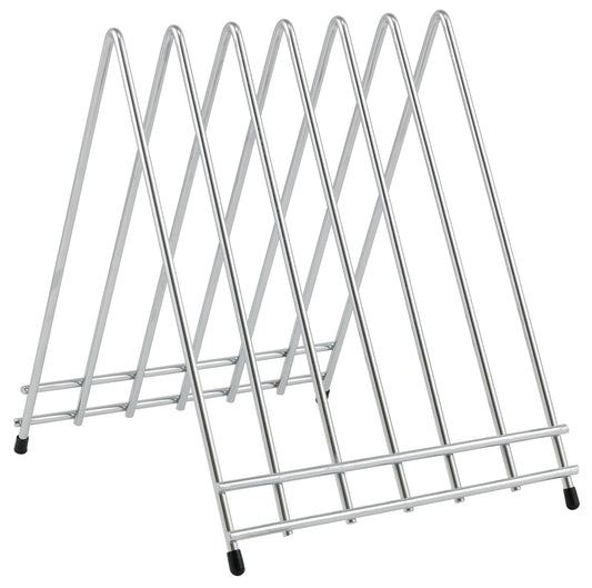 Winco CB-6L Chrome-Plated 6 Slots Cutting Board Rack