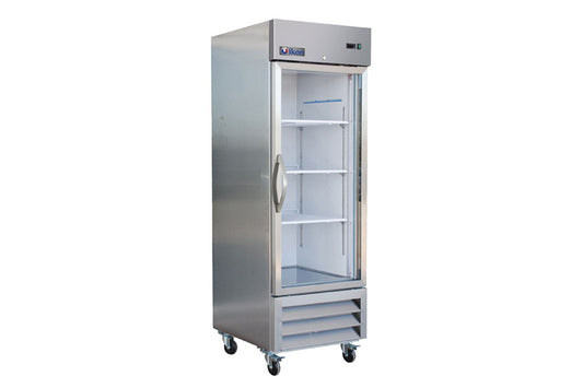 Ikon IB27RG 27" Single Glass Door Bottom Mount Reach-In Refrigerator