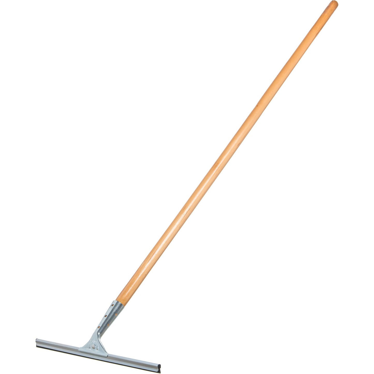 Carlisle 4007100 16" Black Professional Single Blade Rubber Squeegee With Zinc Plated Handle