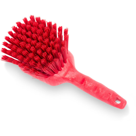 Carlisle 40541EC05 8" Red Sparta Color Coded Floater Scrub Brush