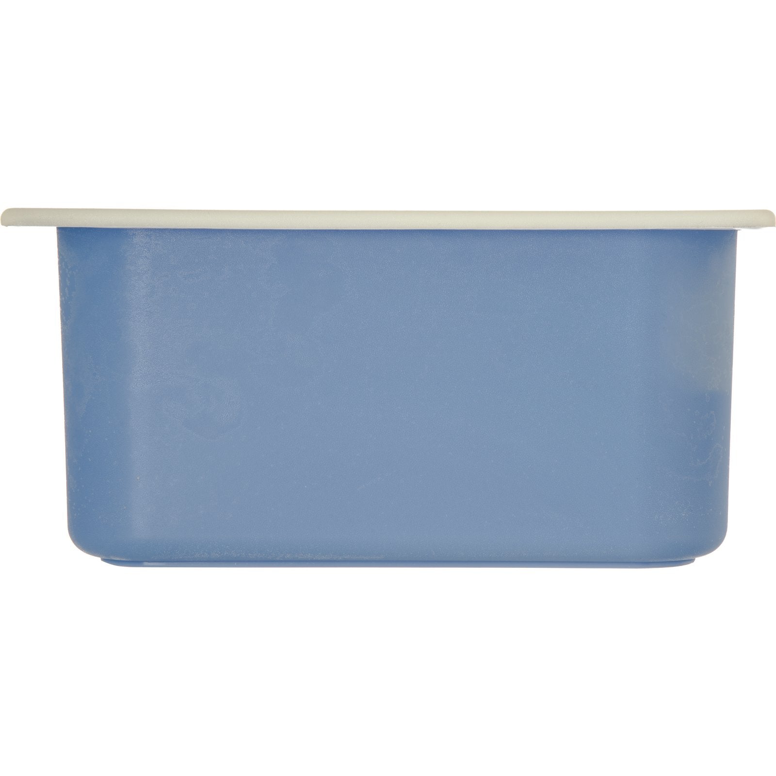 Carlisle CM1103C1402 3.4 Qt 1/3 Size White/Blue Coldmaster CoolCheck Divided Food Pan