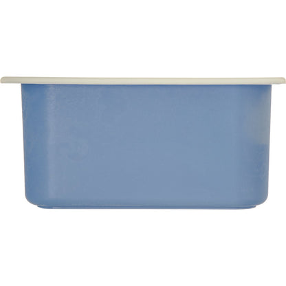 Carlisle CM1103C1402 3.4 Qt 1/3 Size White/Blue Coldmaster CoolCheck Divided Food Pan