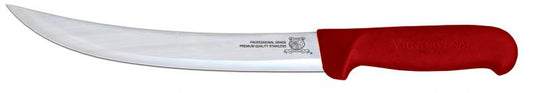 Omcan 23892 8-inch Breaking Knife with Red Super Fiber Handle