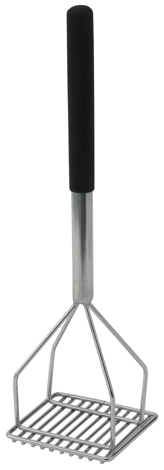 Winco PTMP-18S 4-1/2" x 17-3/4" Potato Masher, Plastic Handle