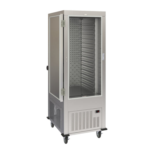 Dinex DXPACR15L Stainless Steel Air Curtain Refrigerator with Left Hinged Door