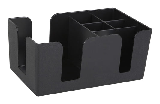 Winco BC-6 6-Compartment Plastic Condiment Caddy