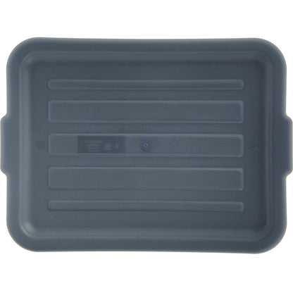 Carlisle N4401223 15" x 20" x 1" Gray Comfort Curve Tote Box Universal Lid