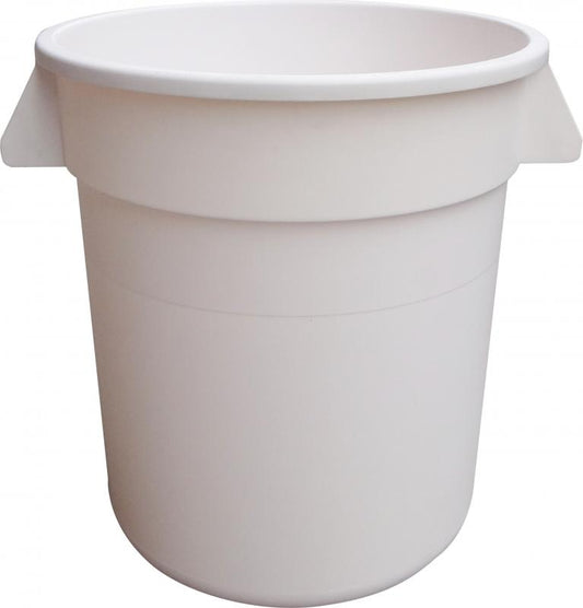Omcan 80582 10-Gallon White Polyethylene Food Storage Container