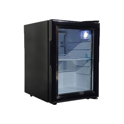 Omcan 44527 21L 13-inch Black Countertop Display Refrigerator