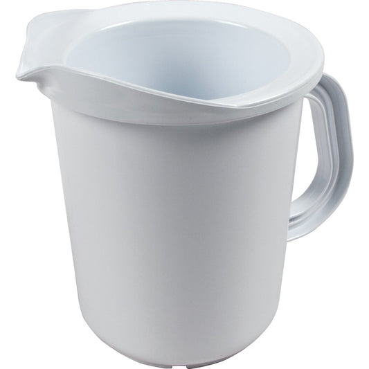 San Jamar CI7025 White Chill-It Beverage Pitcher