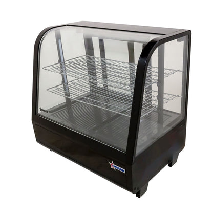 Omcan 27155 100 L 27" Black Countertop Refrigerated Display