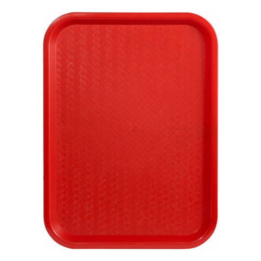 Winco FFT-1418R 14" x 18" Red Fast Food Tray