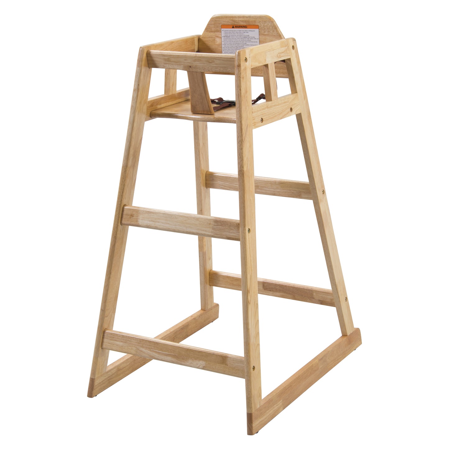 Winco CHH-601 Natural Wood Pub High Chair