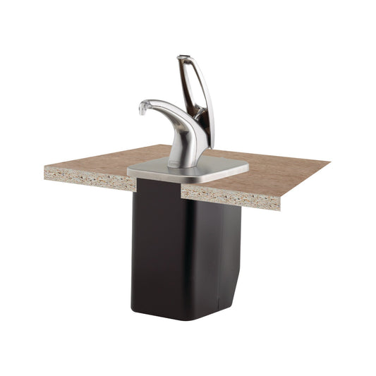 San Jamar P4100 1 gal Silver FrontLine Universal Condiment Dispenser with Metal Finished Pump