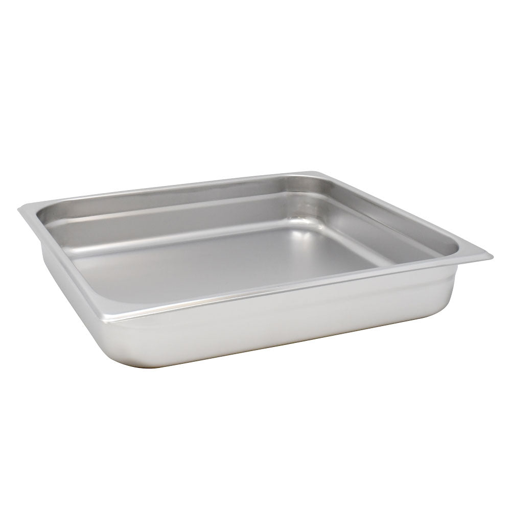Omcan 80613 Two-Third-size Stainless Steel Steam Table Pan - 2.5" Deep