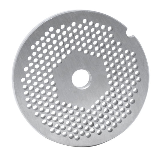Omcan 11220 #22 One Notch/Round European Style Stainless Steel Hubless Plate, 3.2mm (1/8")