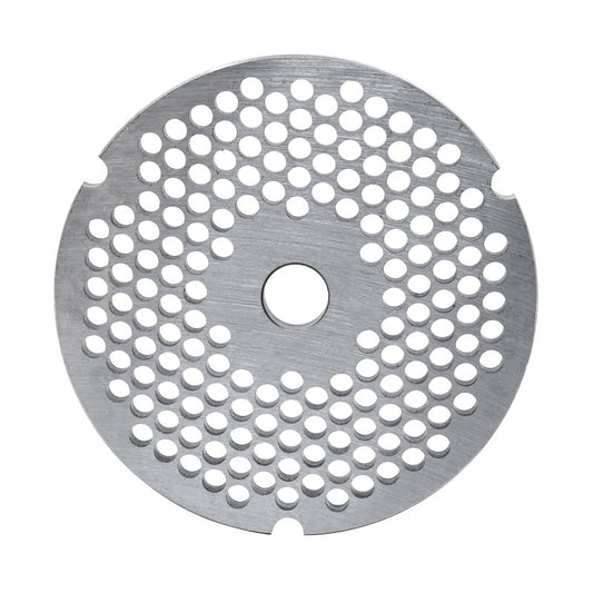 Omcan 11259 #32 Three Notches/Round Carbon Steel Hubless Machine Plate, 4.5mm (3/16")
