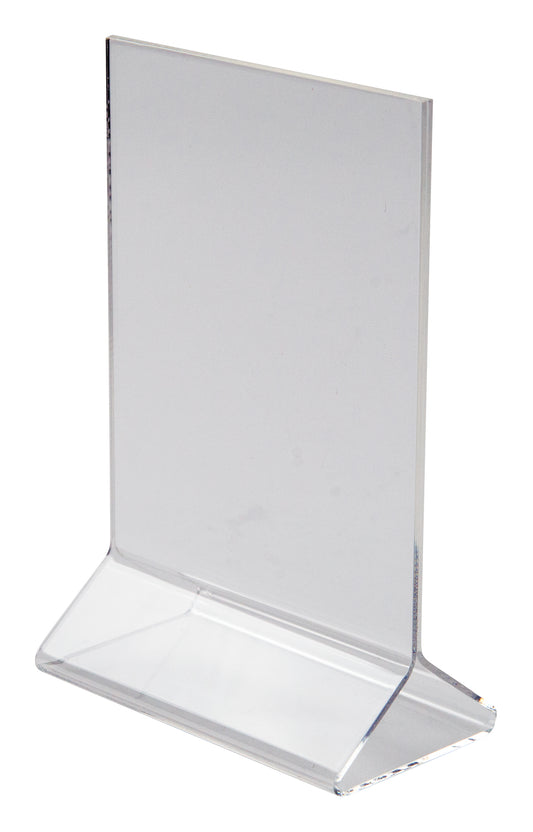 Winco ATCH-46 4" x 6" Acrylic Table Sign Holder
