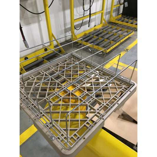 Dinex DX10053 Stainless Steel Washrack and Cradle for 9" Domes (packed 2)