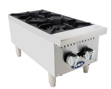Bishop ATHP-12-2 12" Two Burner Hot Plate