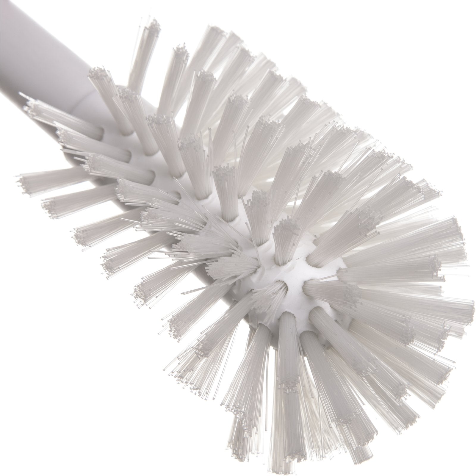 Carlisle 4041300 12" White Handle Dish Brush with 2-3/4" Polyester Bristles
