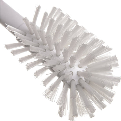 Carlisle 4041300 12" White Handle Dish Brush with 2-3/4" Polyester Bristles