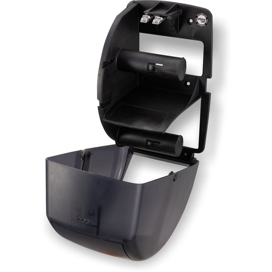 San Jamar R3500TBK Black Pearl High Impact Plastic Classic Duett Standard Bath Tissue Dispenser, 1.6" core