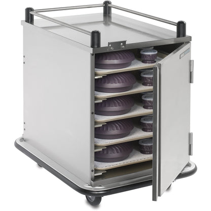 Dinex DXPTVL2T1D12 12-Tray Stainless Steel DineXpress TVL Economy Tray Cart