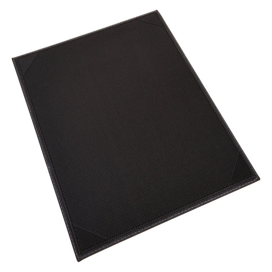 Winco LMS-814BK Black Single View Menu Cover For 8-1/2 X 14" Inserts