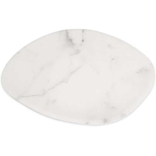 Carlisle 5310337 18" Marble Oblong Ridge Melamine Platter