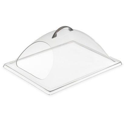 Carlisle PSD13EH07 13" x 10-3/4" Clear Polycarbonate End Cut